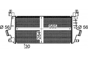 Mahle Ψυγείο Αέρα Υπερπλήρωσης - Ci 362 000P