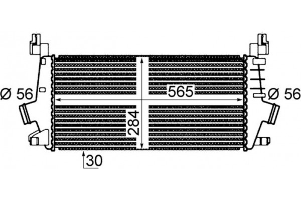 Mahle Ψυγείο Αέρα Υπερπλήρωσης - Ci 362 000P