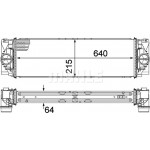 Mahle Ψυγείο Αέρα Υπερπλήρωσης - Ci 368 000P