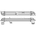 Mahle Ψυγείο Αέρα Υπερπλήρωσης - Ci 375 000P