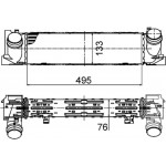 Mahle Ψυγείο Αέρα Υπερπλήρωσης - Ci 393 000P