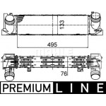 Mahle Ψυγείο Αέρα Υπερπλήρωσης - Ci 393 000P