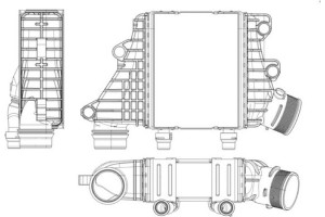 Mahle Ψυγείο Αέρα Υπερπλήρωσης - Ci 412 000P