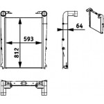 Mahle Ψυγείο Αέρα Υπερπλήρωσης - Ci 44 000P