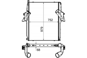 Mahle Ψυγείο Αέρα Υπερπλήρωσης - Ci 450 000P