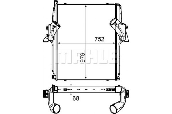 Mahle Ψυγείο Αέρα Υπερπλήρωσης - Ci 450 000P