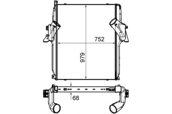 Mahle Ψυγείο Αέρα Υπερπλήρωσης - Ci 450 000P