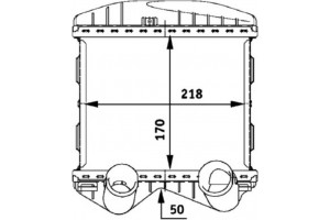Mahle Ψυγείο Αέρα Υπερπλήρωσης - Ci 46 000P