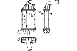 Mahle Ψυγείο Αέρα Υπερπλήρωσης - Ci 51 000P