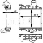 Mahle Ψυγείο Αέρα Υπερπλήρωσης - Ci 88 000P