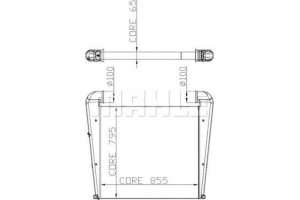 Mahle Ψυγείο Αέρα Υπερπλήρωσης - Ci 97 000S