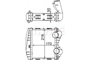 Mahle Ψυγείο Αέρα Υπερπλήρωσης - Ci 46 000S