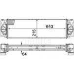 Mahle Ψυγείο Αέρα Υπερπλήρωσης - Ci 368 000P