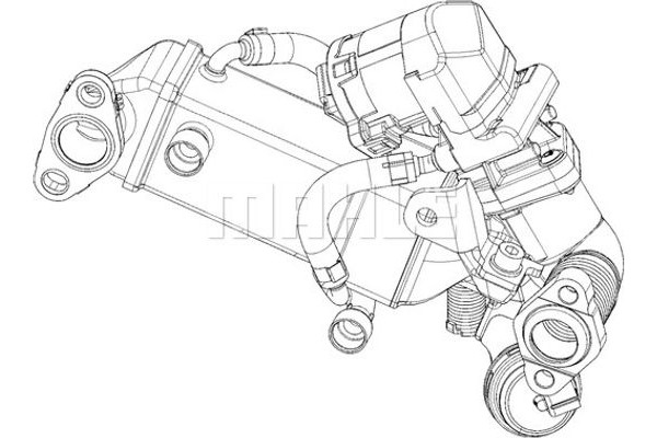 Mahle Ψυγείο, Επιστροφή Καυσαερίων - Ce 10 000P