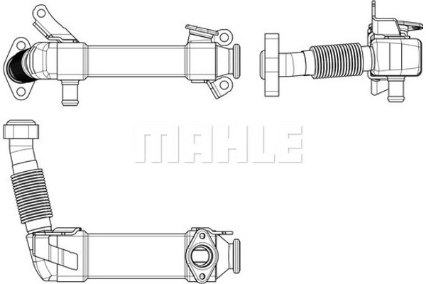 Mahle Ψυγείο, Επιστροφή Καυσαερίων - Ce 17 000P