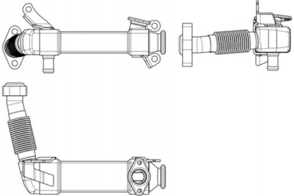Mahle Ψυγείο, Επιστροφή Καυσαερίων - Ce 17 000P
