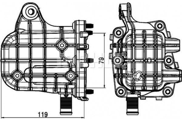 Mahle Ψυγείο, Επιστροφή Καυσαερίων - Ce 4 000P