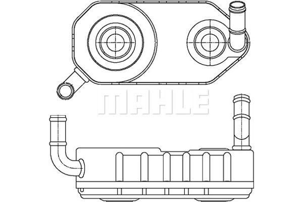 Mahle Ψυγείο λαδιού, αυτόμ. κιβ. ταχυτ. - Clc 177 000S