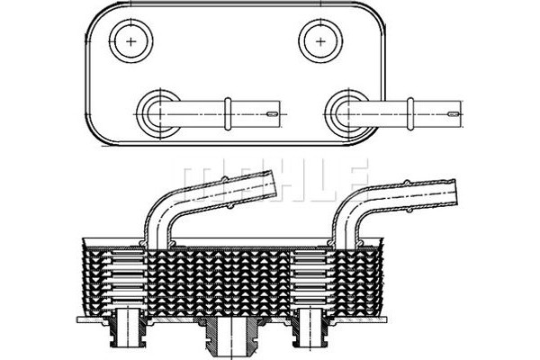 Mahle Ψυγείο λαδιού, αυτόμ. κιβ. ταχυτ. - Clc 180 000S