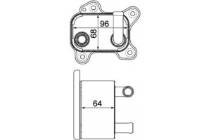 Mahle Ψυγείο λαδιού, αυτόμ. κιβ. ταχυτ. - Clc 183 000P
