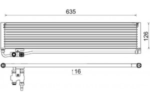 Mahle Ψυγείο λαδιού, αυτόμ. κιβ. ταχυτ. - Clc 232 000P
