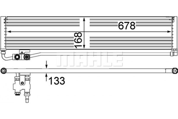 Mahle Ψυγείο λαδιού, αυτόμ. κιβ. ταχυτ. - Clc 232 000P