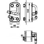 Mahle Ψυγείο λαδιού, αυτόμ. κιβ. ταχυτ. - Clc 43 000P Mahle Ψυγείο λαδιού, αυτόμ. κιβ. ταχυτ. - Clc 43 000P
