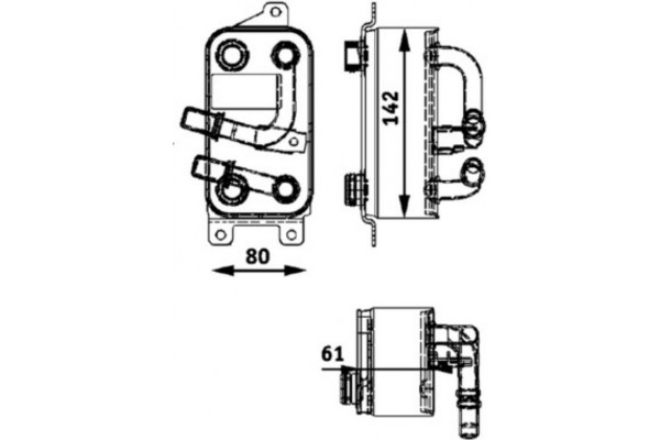 Mahle Ψυγείο λαδιού, αυτόμ. κιβ. ταχυτ. - Clc 43 000P Mahle Ψυγείο λαδιού, αυτόμ. κιβ. ταχυτ. - Clc 43 000P