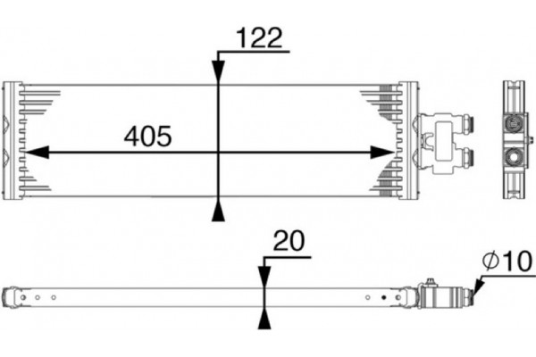 Mahle Ψυγείο λαδιού, αυτόμ. κιβ. ταχυτ. - Clc 64 000P Mahle Ψυγείο λαδιού, αυτόμ. κιβ. ταχυτ. - Clc 64 000P