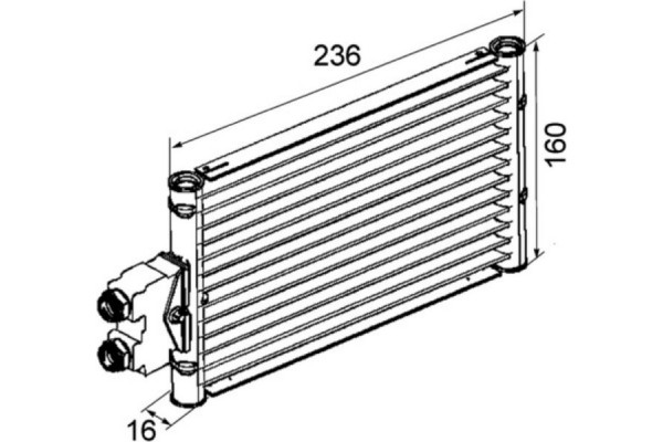 Mahle Ψυγείο λαδιού, αυτόμ. κιβ. ταχυτ. - Clc 74 000P Mahle Ψυγείο λαδιού, αυτόμ. κιβ. ταχυτ. - Clc 74 000P