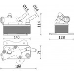 Mahle Ψυγείο λαδιού, αυτόμ. κιβ. ταχυτ. - Clc 225 000P Mahle Ψυγείο λαδιού, αυτόμ. κιβ. ταχυτ. - Clc 225 000P