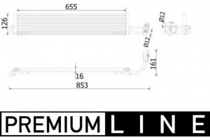 Mahle Ψυγείο λαδιού, αυτόμ. κιβ. ταχυτ. - Clc 234 000P