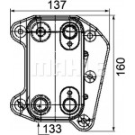 Mahle Ψυγείο λαδιού, Λάδι Κινητήρα - Clc 104 000P