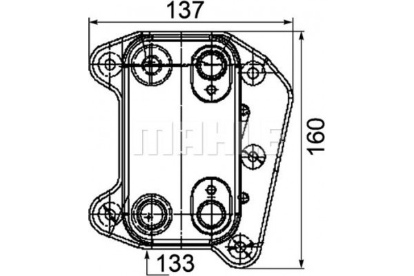 Mahle Ψυγείο λαδιού, Λάδι Κινητήρα - Clc 104 000P