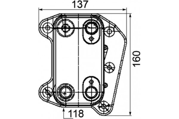 Mahle Ψυγείο λαδιού, Λάδι Κινητήρα - Clc 105 000P