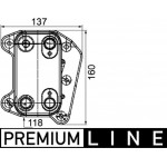 Mahle Ψυγείο λαδιού, Λάδι Κινητήρα - Clc 105 000P