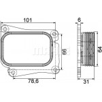 Mahle Ψυγείο λαδιού, Λάδι Κινητήρα - Clc 111 000P