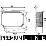 Mahle Ψυγείο λαδιού, Λάδι Κινητήρα - Clc 111 000P