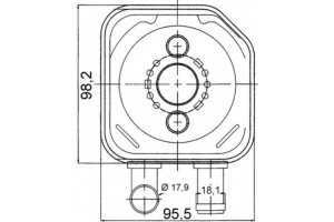 Mahle Ψυγείο λαδιού, Λάδι Κινητήρα - Clc 165 000S
