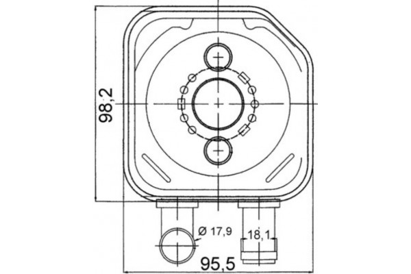 Mahle Ψυγείο λαδιού, Λάδι Κινητήρα - Clc 165 000S