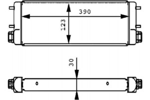 Mahle Ψυγείο λαδιού, Λάδι Κινητήρα - Clc 169 001P