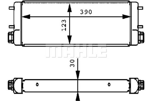 Mahle Ψυγείο λαδιού, Λάδι Κινητήρα - Clc 169 001P