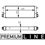 Mahle Ψυγείο λαδιού, Λάδι Κινητήρα - Clc 169 001P