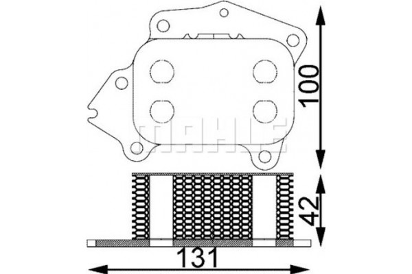 Mahle Ψυγείο λαδιού, Λάδι Κινητήρα - Clc 194 000S