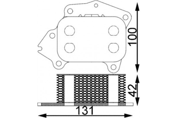 Mahle Ψυγείο λαδιού, Λάδι Κινητήρα - Clc 194 000S