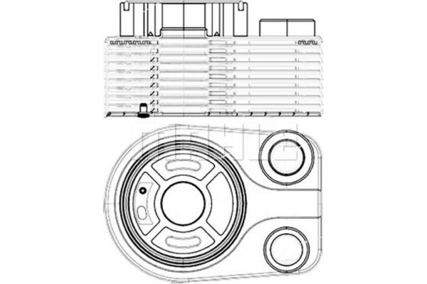 Mahle Ψυγείο λαδιού, Λάδι Κινητήρα - Clc 196 000S