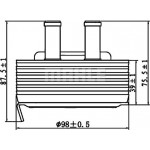 Mahle Ψυγείο λαδιού, Λάδι Κινητήρα - Clc 197 000S