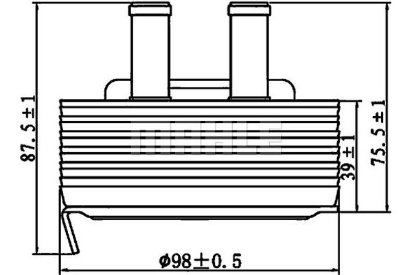 Mahle Ψυγείο λαδιού, Λάδι Κινητήρα - Clc 197 000S