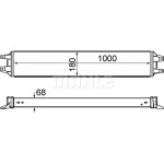 Mahle Ψυγείο λαδιού, Λάδι Κινητήρα - Clc 208 000P