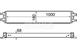 Mahle Ψυγείο λαδιού, Λάδι Κινητήρα - Clc 208 000P